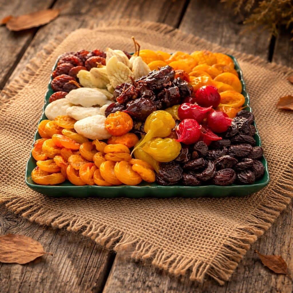 فواكه نصف مجففة
